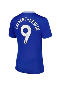 Everton Dominic Calvert-Lewin #9 Voetbaltruitje Thuis tenue Dames 2024-25 Korte Mouw